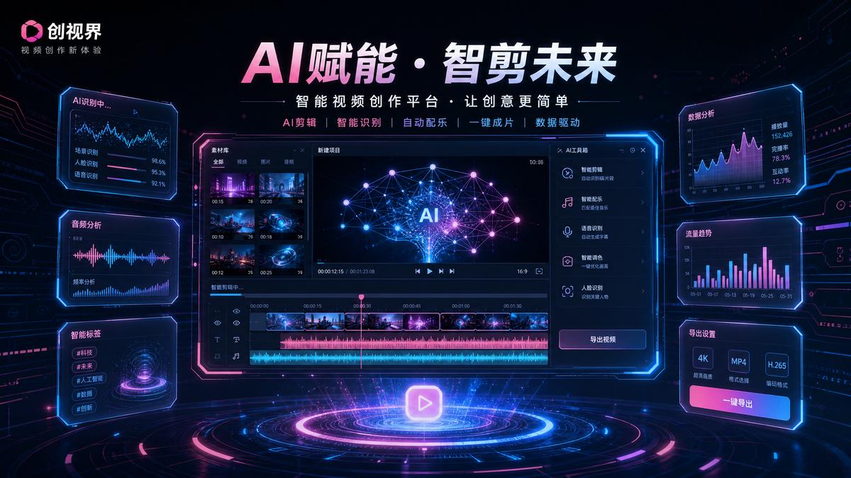四虎视频【四虎视频 AI视频教程】AI视频剪辑工具完整视频演示 | 智能剪辑视频教程